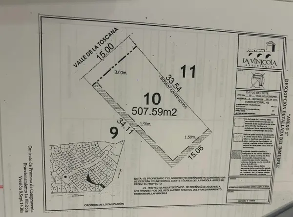 Terreno en venta en La Vinícola Residencial, Torreón — foto 3 de 3