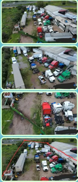 Renta terreno para patio de tráilers Teoloyucan