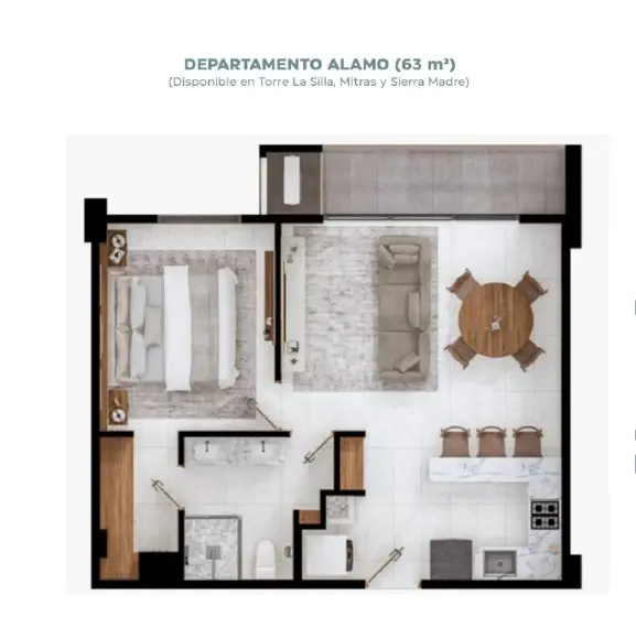 Departamento en venta en San Nicolás de los Garza Centro, San Nicolás de los Garza — foto 2 de 5