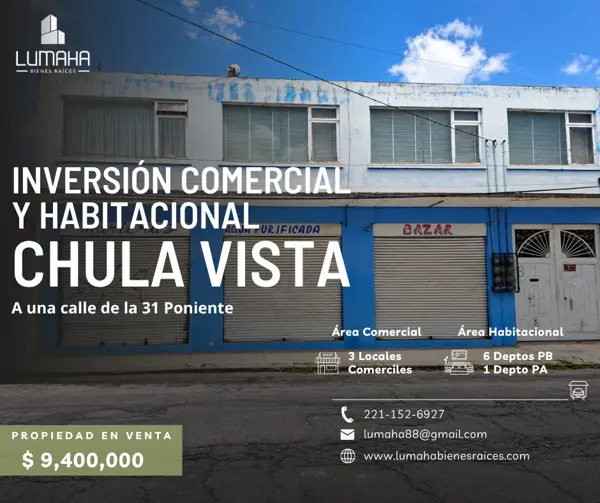 Casa en venta en Chula Vista, Puebla, Puebla