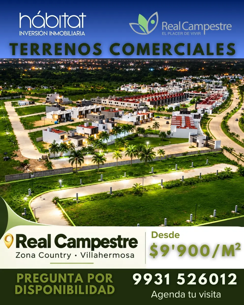 Terreno en venta en Real Campestre, Nacajuca — foto 1 de 4
