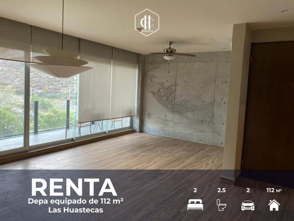 RENTA | Departamento equipado de 112 m² en Las Huastecas — foto 1 de 26