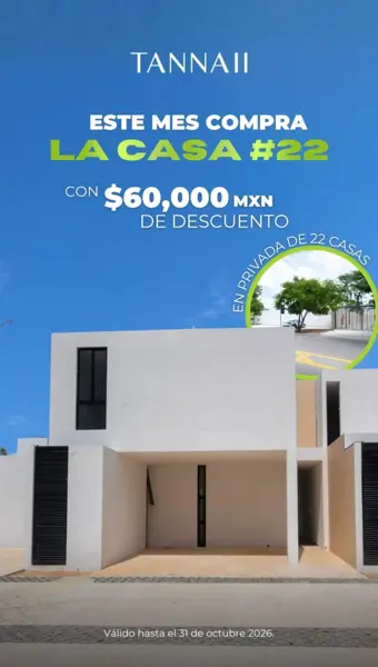 ÚLTIMA Casa(22) en Venta en Tanna II, Komchen — foto 1 de 18