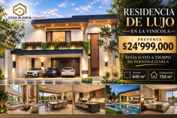 Casa en La Vinícola Residencial, Torreón, Coahuila de Zaragoza