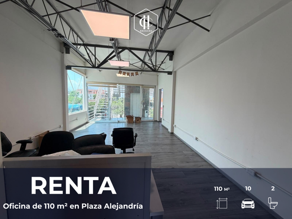 RENTA | Oficina de 110 m² en Plaza Alejandría — foto 1 de 10