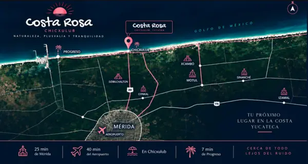 Terreno en Venta en Costa Rosa, Chicxulub Puerto — foto 1 de 11
