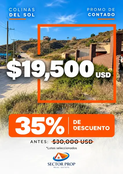 Lotes en venta en Colinas del Sol, Tijuana — foto 1 de 7