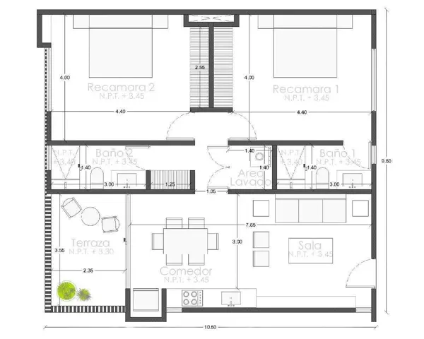 Departamento en renta en Temozon Norte, Mérida — foto 2 de 28