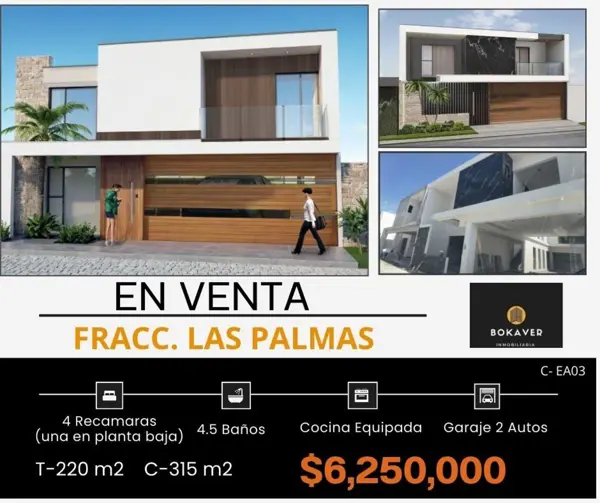 Casa en Preventa con 4 Recamaras Fracc. Las Palmas — foto 1 de 5