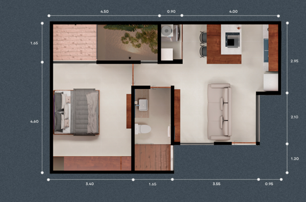 Departamento en venta en Chuburna de Hidalgo, Mérida — foto 2 de 16