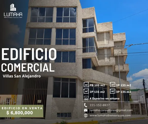 Edificio en Villa San Alejandro, Puebla, Puebla — foto 1 de 15