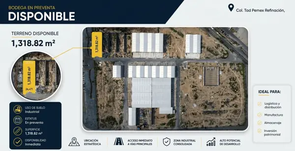 Bodega Megapark Santa Catarina Venta