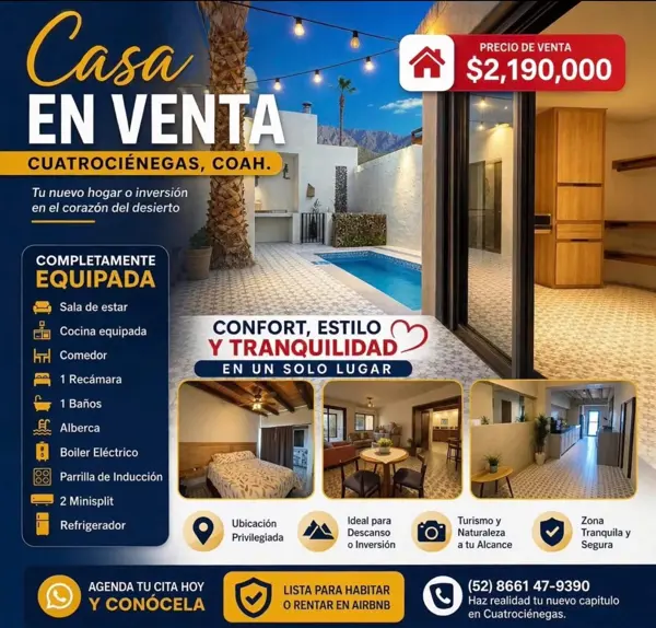 Hermosa Casa en 4cienegas — foto 1 de 11
