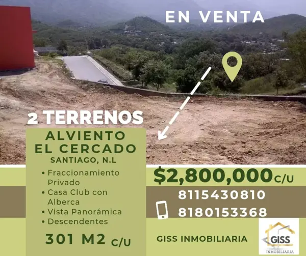 Terreno en El Cercado Centro, Santiago, Nuevo León — foto 1 de 7