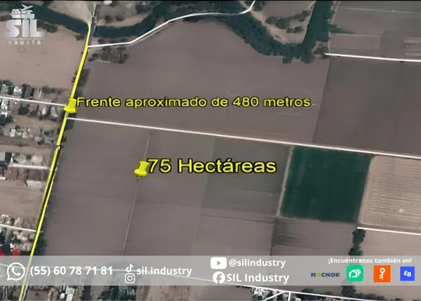 Terreno de 75 hectáreas en venta en Tepetlaoxcoc — foto 1 de 3