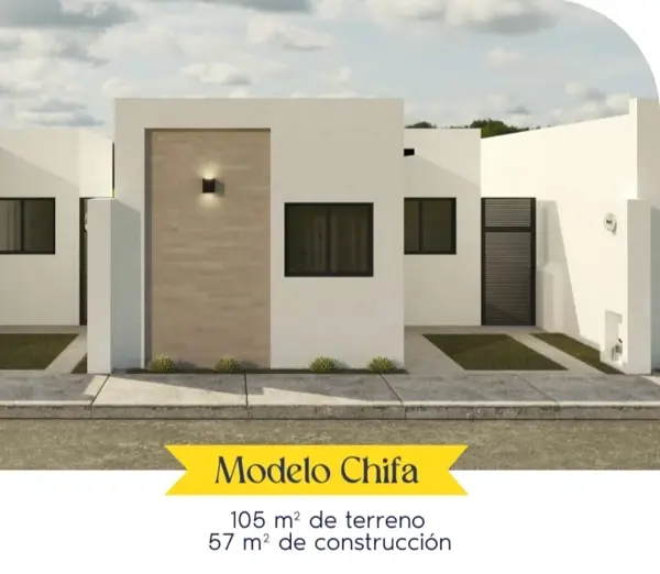 Casa Nueva 1 Planta 2 Habitaciones en Njevo Fracc al Norte — foto 1 de 8