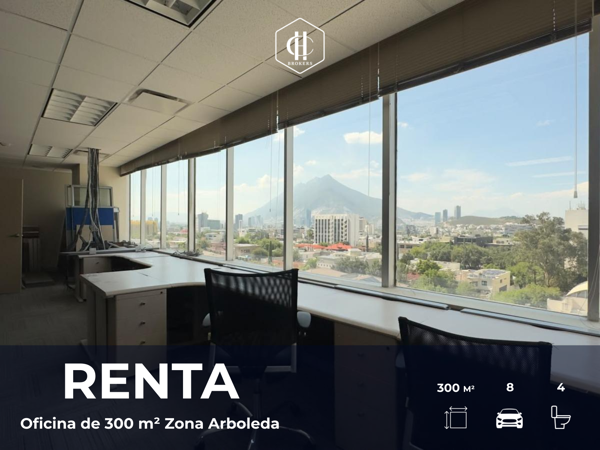 RENTA | Oficina de 300 m² en Zona Arboleda — foto 1 de 16