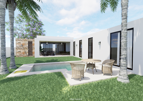 Casa en venta de una planta al norte de Mérida Yucatán la Rejoyada. — foto 1 de 8