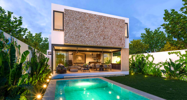 Casa en Venta al Norte de Mérida, en Privada de Conkal, Yucatán — foto 1 de 5