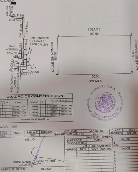 Terreno en Venta de 5,000 M2 en Ucú, Yucatán — foto 1 de 3