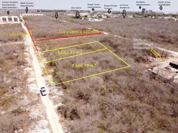 Terreno en venta en Temozon Norte, Mérida — foto 2 de 7