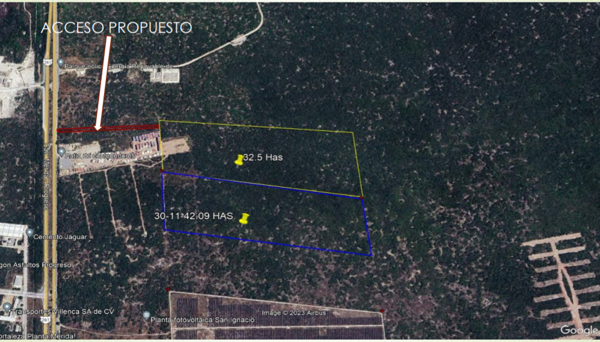 Terreno de 62.2 Hectáreas con Acceso a Carretera Mérida-progreso — foto 1 de 5