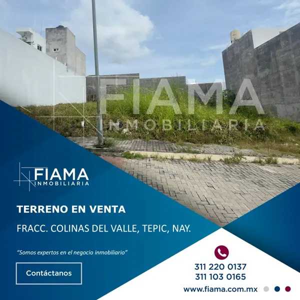 Terreno en Venta Colinas del Valle, Tepic Nayarit. — foto 1 de 8