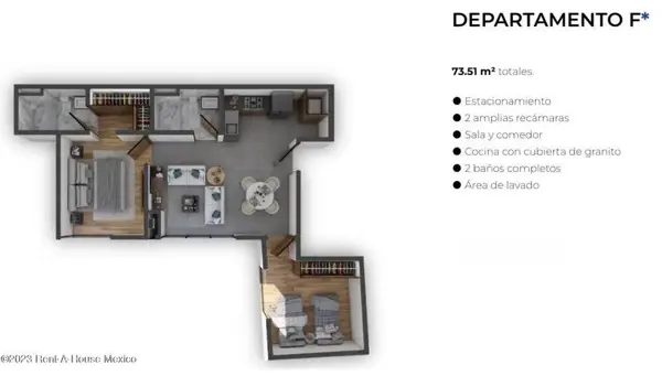 Departamento en venta en Xotepingo, Coyoacán — foto 2 de 7