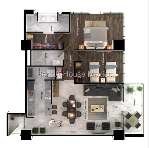 Departamento en venta en Interlomas, Huixquilucan — foto 2 de 47