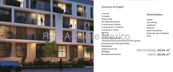Departamento en Venta en Cuauhtémoc, Guerrero AM. 25-1207 — foto 1 de 13