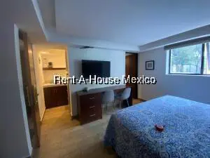 Departamento Amueblado en Renta en Coyoacan, Campestre Churubusco GIS 26-2461. — foto 1 de 16