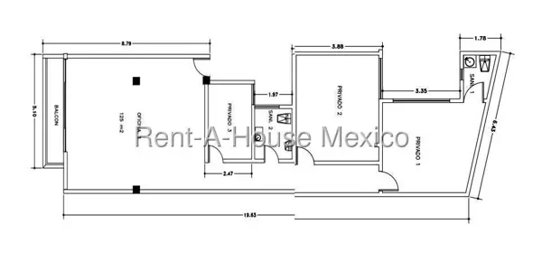 Oficina en renta en Juarez, Cuauhtémoc — foto 2 de 13