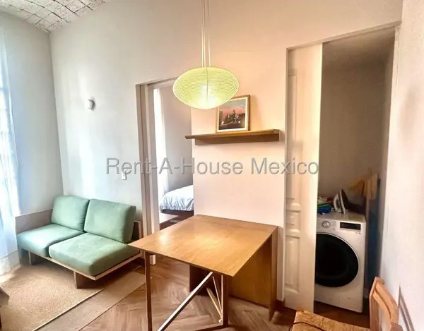 Departamento Amueblado en Renta en Cuauhtémoc ,San Rafael RT 26-3249. — foto 1 de 24