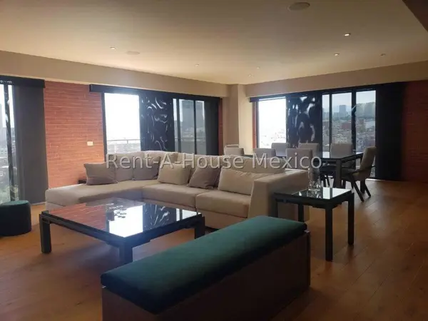 Departamento Amueblado en Renta en Huixquilucan ,Hacienda de las Palmas RT 26-2707. — foto 1 de 30