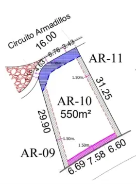 Disponible Terreno en Venta, en Las Villas