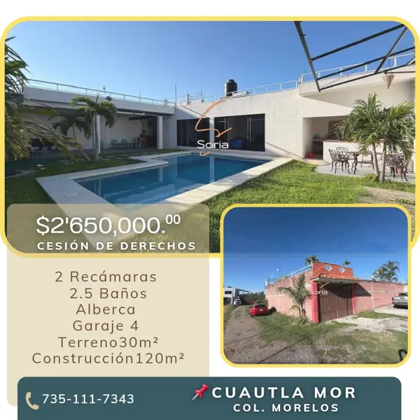 Casa en Cuautla Morelos Col. Morelos a Solo Una Cuadra del Asoleadero — foto 1 de 29