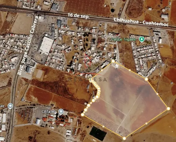 Terreno Venta Los Trigales Cuauhtémoc Chihuahua 120,000,000 Clater RGC — foto 1 de 5