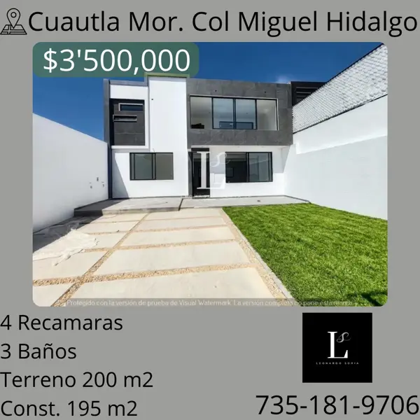 Casa en Miguel Hidalgo, Cuautla, Morelos — foto 1 de 8
