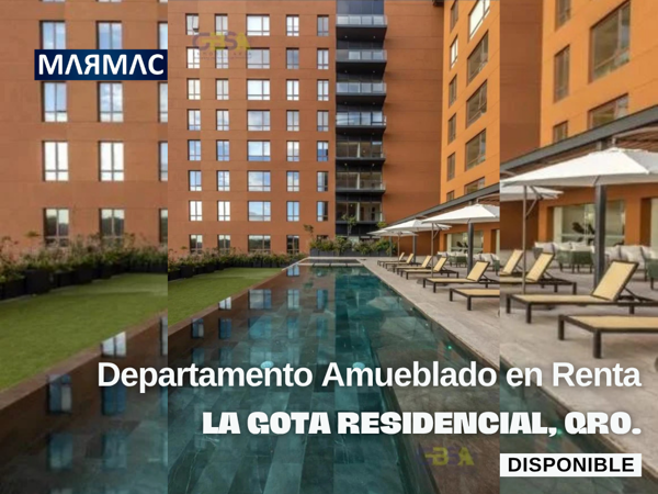 Departamento Amueblado en Renta | Residencial La Gota | Querétaro, Qro — foto 1 de 28