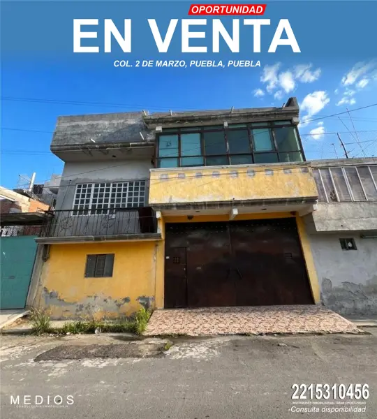 Casa en Liquidacion en Col. 2 de Marzo, Puebla, Negociable, Solo Contado — foto 1 de 14