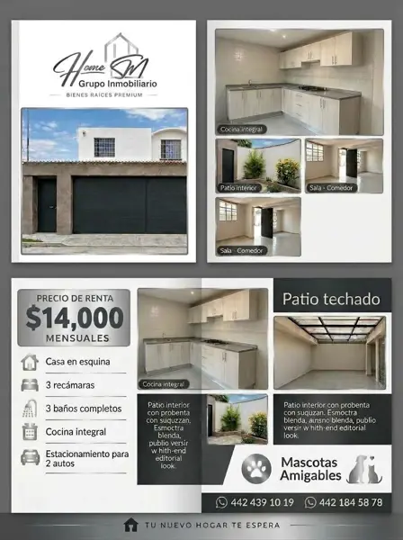 Renta Casa Querétaro Fracc el Roble ( por Candiles) — foto 1 de 12