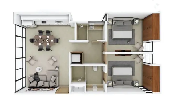 Departamento en renta en Dzibilchaltún, Mérida — foto 3 de 21