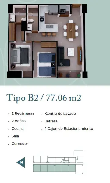 Departamento zona sur monterrey centro — foto 1 de 7