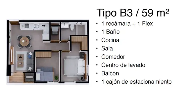 Departamento venta Centro — foto 1 de 8