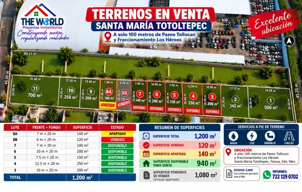 Lotes en venta en Santa María Totoltepec — foto 1 de 4