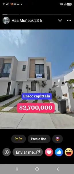 Venta de Casa en Fracc Capittala — foto 1 de 12