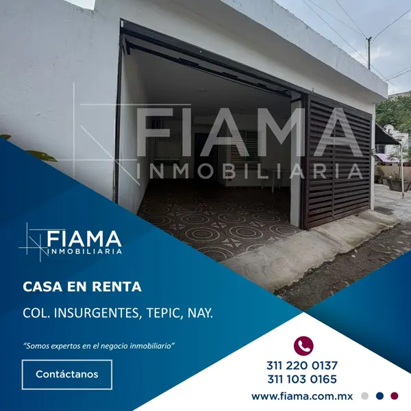 Casa en Renta en Col. Insurgentes, Tepic, Nayarit. (el) — foto 1 de 16