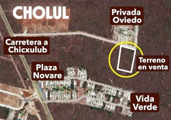 Terreno en venta en Cholul — foto 1 de 5