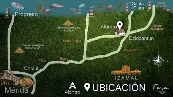 Terreno en venta en Dzidzantun, Dzidzantún — foto 2 de 5