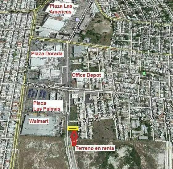 Terreno comercial en renta sobre avenida — foto 1 de 6